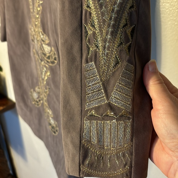 Eyedoll southern beige dress . NWT. Small/36.Feels like crushed velvet - Picture 8 of 14